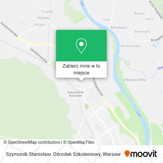 Mapa Szymonik Stanisław. Ośrodek Szkoleniowy