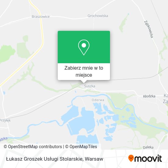 Mapa Łukasz Groszek Usługi Stolarskie