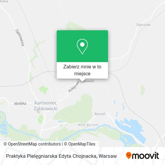 Mapa Praktyka Pielęgniarska Edyta Chojnacka