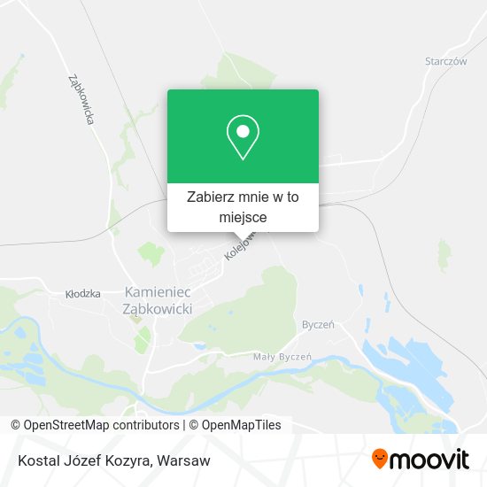 Mapa Kostal Józef Kozyra