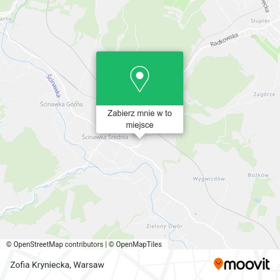 Mapa Zofia Kryniecka