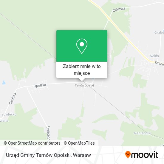 Mapa Urząd Gminy Tarnów Opolski