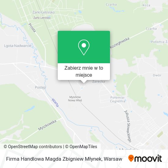 Mapa Firma Handlowa Magda Zbigniew Młynek