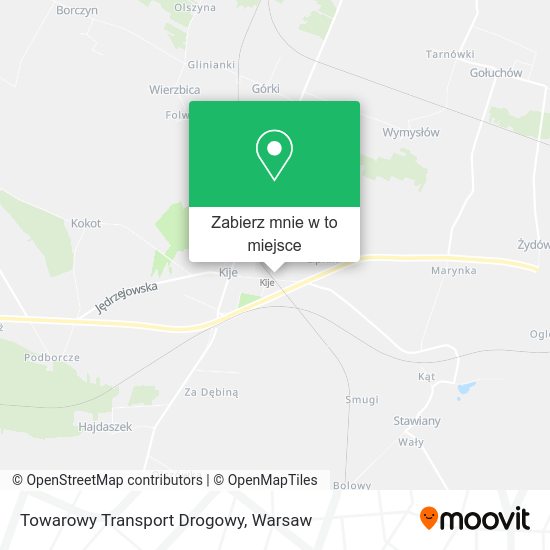 Mapa Towarowy Transport Drogowy