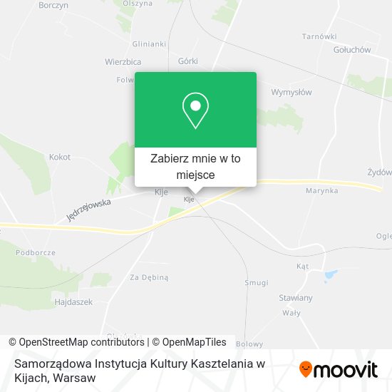 Mapa Samorządowa Instytucja Kultury Kasztelania w Kijach