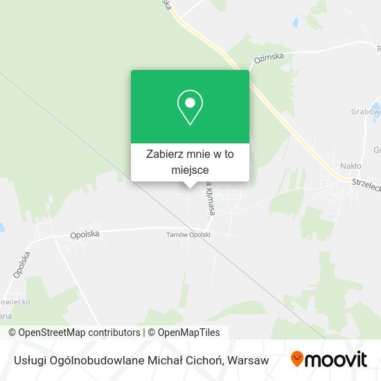 Mapa Usługi Ogólnobudowlane Michał Cichoń