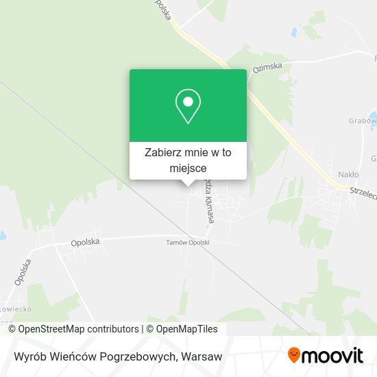 Mapa Wyrób Wieńców Pogrzebowych