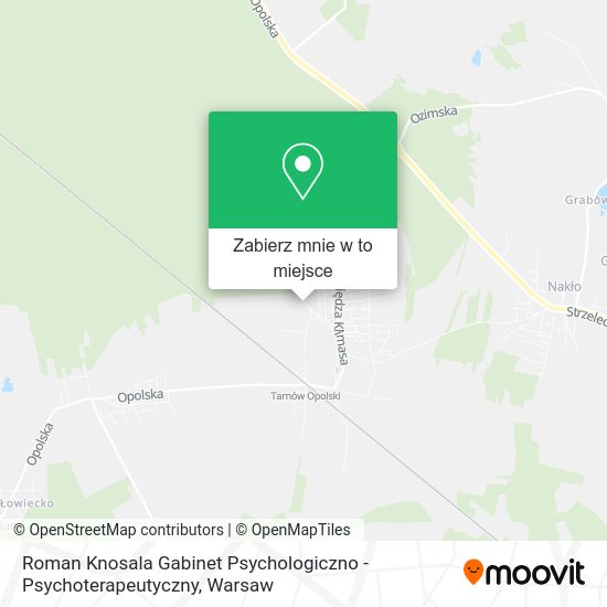 Mapa Roman Knosala Gabinet Psychologiczno - Psychoterapeutyczny