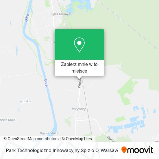 Mapa Park Technologiczno Innowacyjny Sp z o O