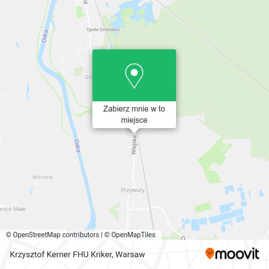 Mapa Krzysztof Kerner FHU Kriker