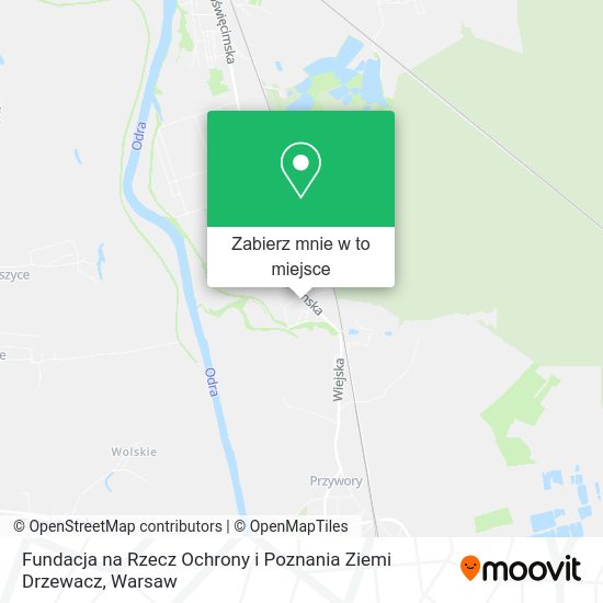 Mapa Fundacja na Rzecz Ochrony i Poznania Ziemi Drzewacz