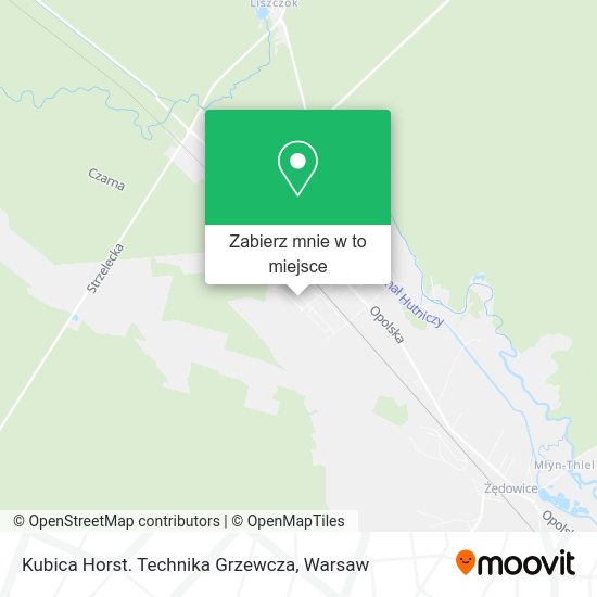 Mapa Kubica Horst. Technika Grzewcza