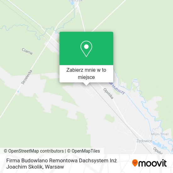 Mapa Firma Budowlano Remontowa Dachsystem Inż Joachim Skolik