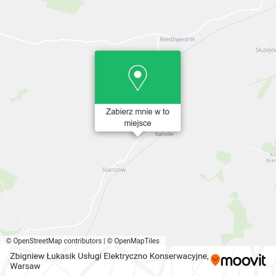 Mapa Zbigniew Łukasik Usługi Elektryczno Konserwacyjne