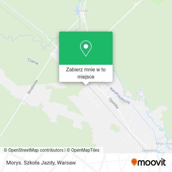 Mapa Morys. Szkoła Jazdy