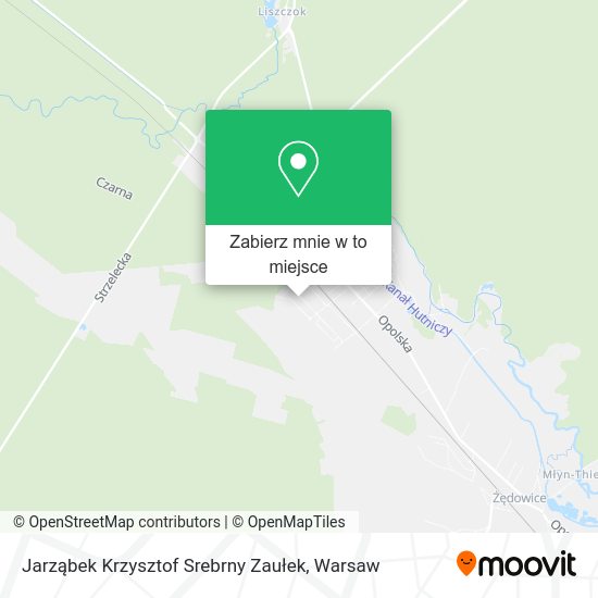 Mapa Jarząbek Krzysztof Srebrny Zaułek