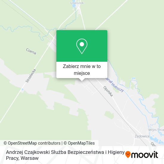 Mapa Andrzej Czajkowski Służba Bezpieczeństwa i Higieny Pracy