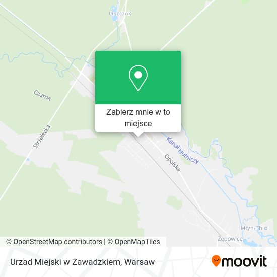 Mapa Urzad Miejski w Zawadzkiem