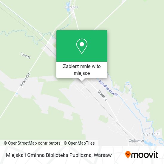 Mapa Miejska i Gminna Biblioteka Publiczna