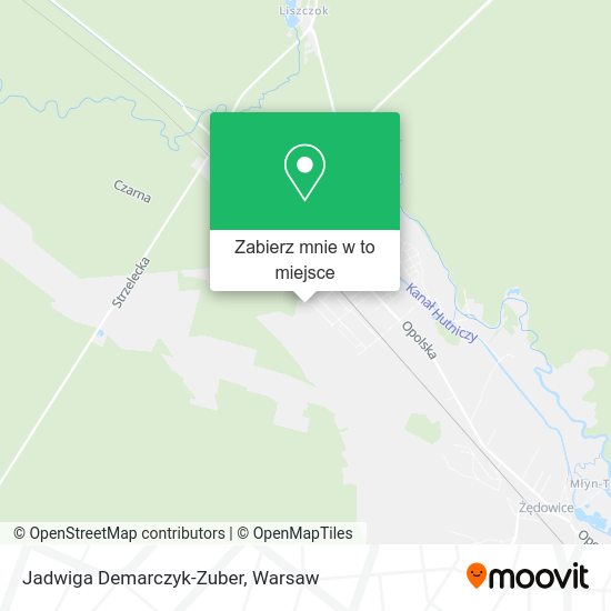 Mapa Jadwiga Demarczyk-Zuber