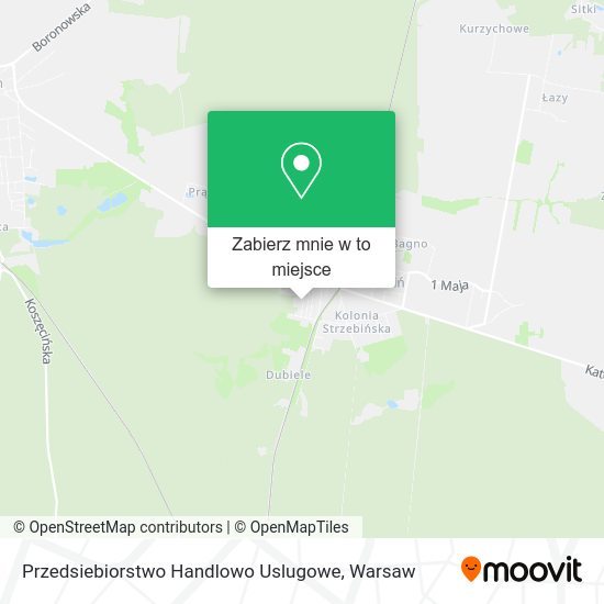 Mapa Przedsiebiorstwo Handlowo Uslugowe