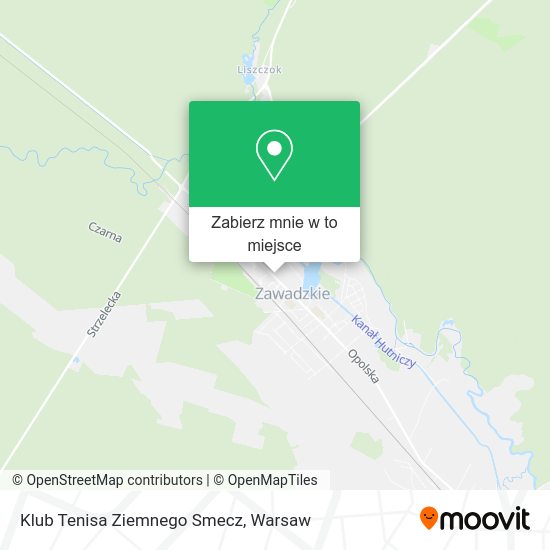 Mapa Klub Tenisa Ziemnego Smecz