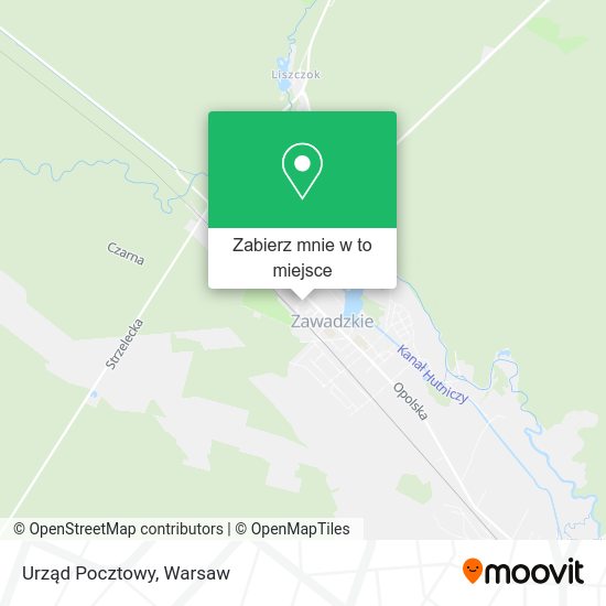 Mapa Urząd Pocztowy