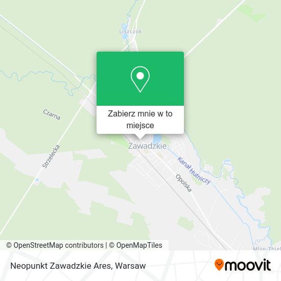 Mapa Neopunkt Zawadzkie Ares