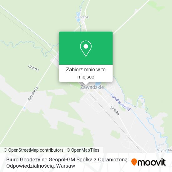 Mapa Biuro Geodezyjne Geopol-GM Spółka z Ograniczoną Odpowiedzialnością