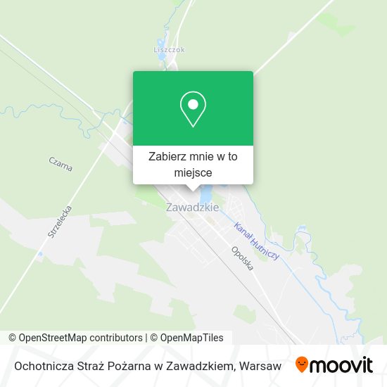 Mapa Ochotnicza Straż Pożarna w Zawadzkiem