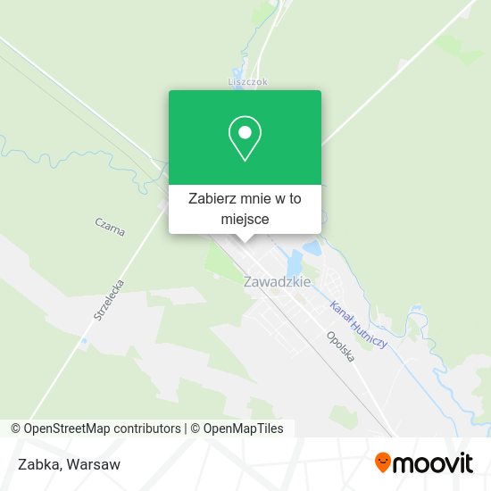 Mapa Zabka