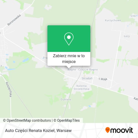 Mapa Auto Części Renata Kozieł