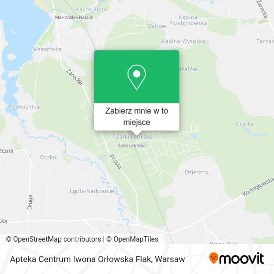 Mapa Apteka Centrum Iwona Orłowska Flak