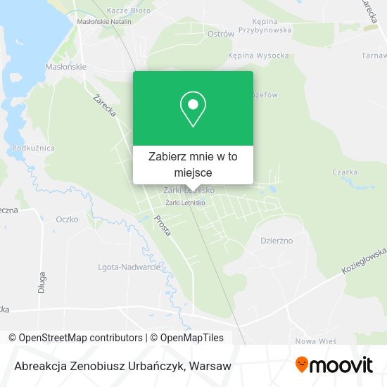 Mapa Abreakcja Zenobiusz Urbańczyk