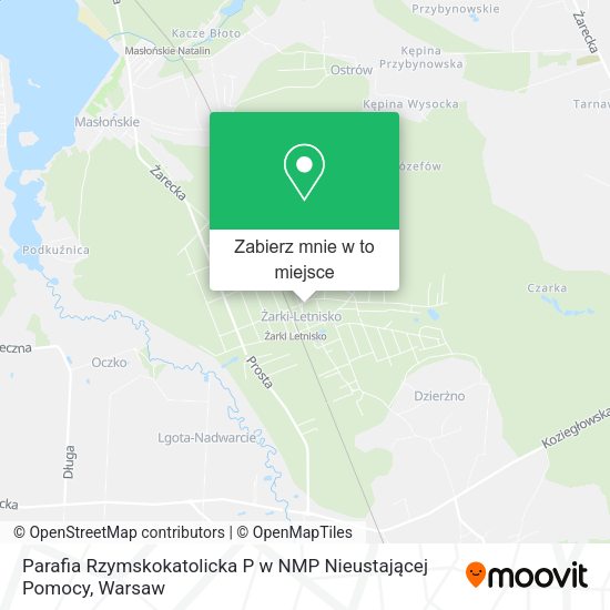 Mapa Parafia Rzymskokatolicka P w NMP Nieustającej Pomocy