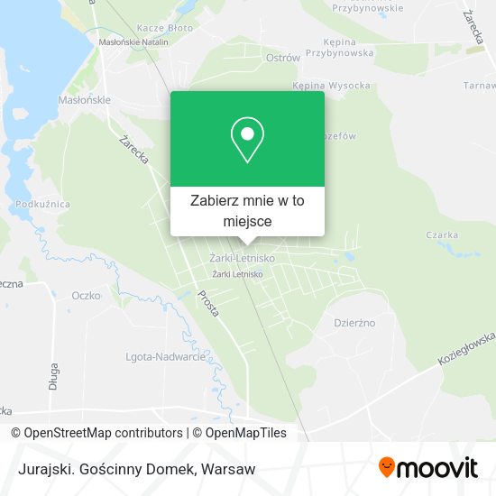 Mapa Jurajski. Gościnny Domek