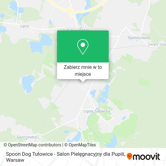 Mapa Spoon Dog Tułowice - Salon Pielęgnacyjny dla Pupili