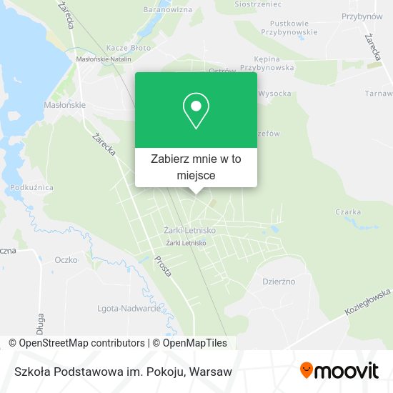 Mapa Szkoła Podstawowa im. Pokoju