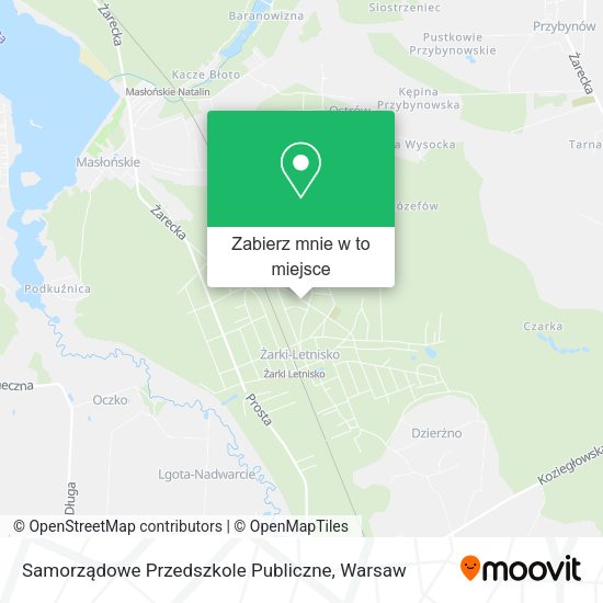 Mapa Samorządowe Przedszkole Publiczne