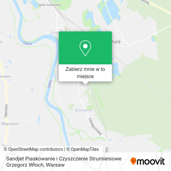 Mapa Sandjet Piaskowanie i Czyszczenie Strumieniowe Grzegorz Włoch