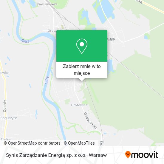 Mapa Synis Zarządzanie Energią sp. z o.o.