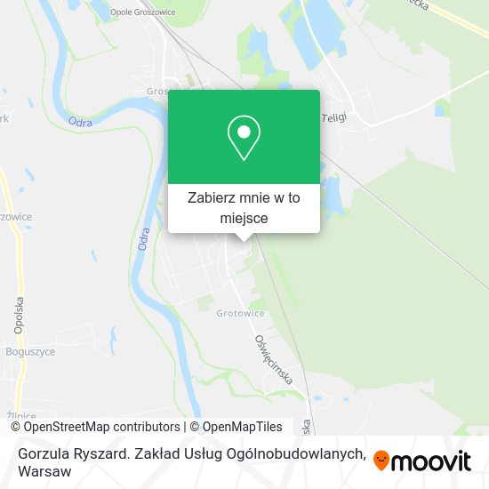 Mapa Gorzula Ryszard. Zakład Usług Ogólnobudowlanych