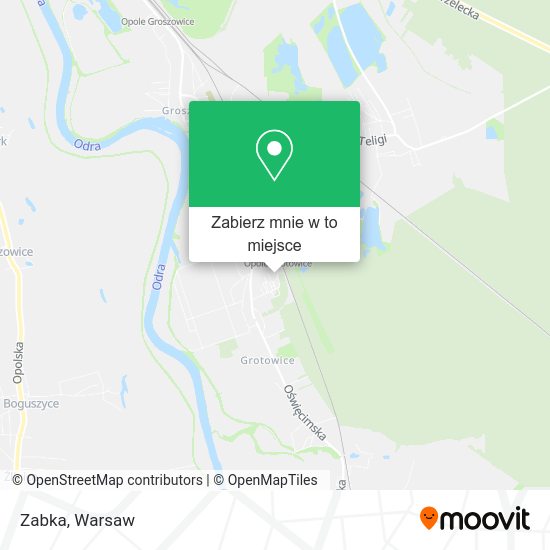 Mapa Zabka