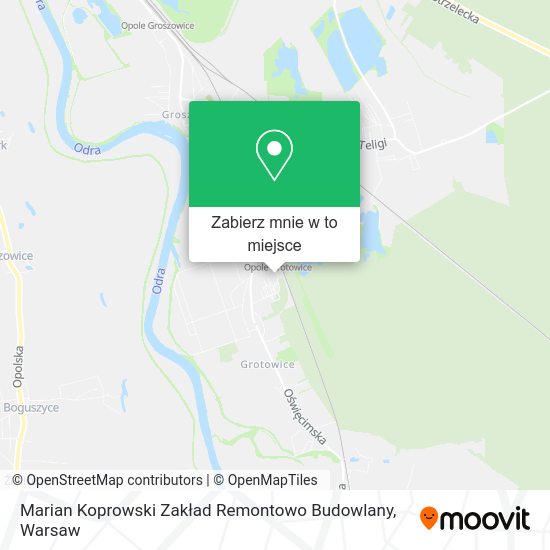 Mapa Marian Koprowski Zakład Remontowo Budowlany