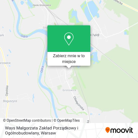 Mapa Ways Małgorzata Zakład Porządkowy i Ogólnobudowlany