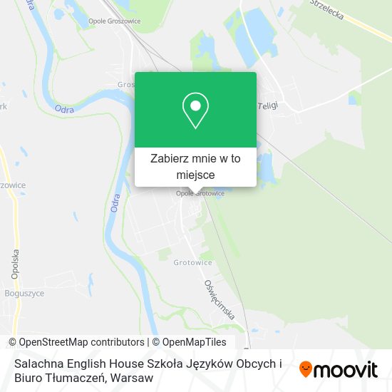 Mapa Salachna English House Szkoła Języków Obcych i Biuro Tłumaczeń