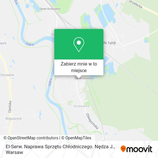 Mapa El-Serw. Naprawa Sprzętu Chłodniczego. Nędza J.