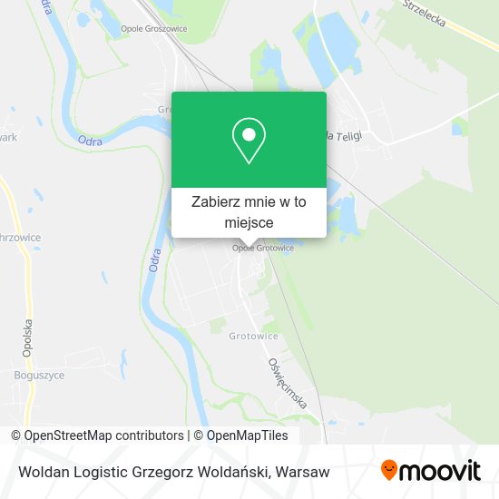 Mapa Woldan Logistic Grzegorz Woldański