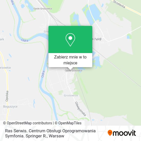 Mapa Ras Serwis. Centrum Obsługi Oprogramowania Symfonia. Springer R.