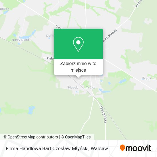 Mapa Firma Handlowa Bart Czesław Młyński